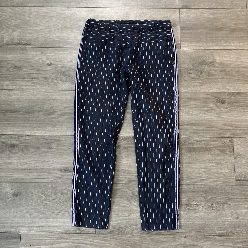 J. CREW Womens Sz 2 Pajama Pants Blue